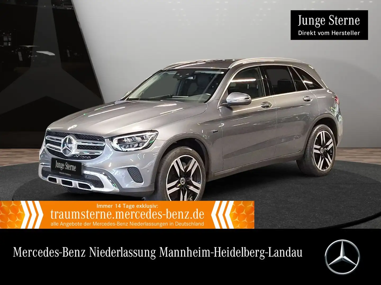 Mercedes-Benz GLC 300 de 4M LED+KAMERA+SPUR+TOTW+KEYLESS+9G Grau - 1