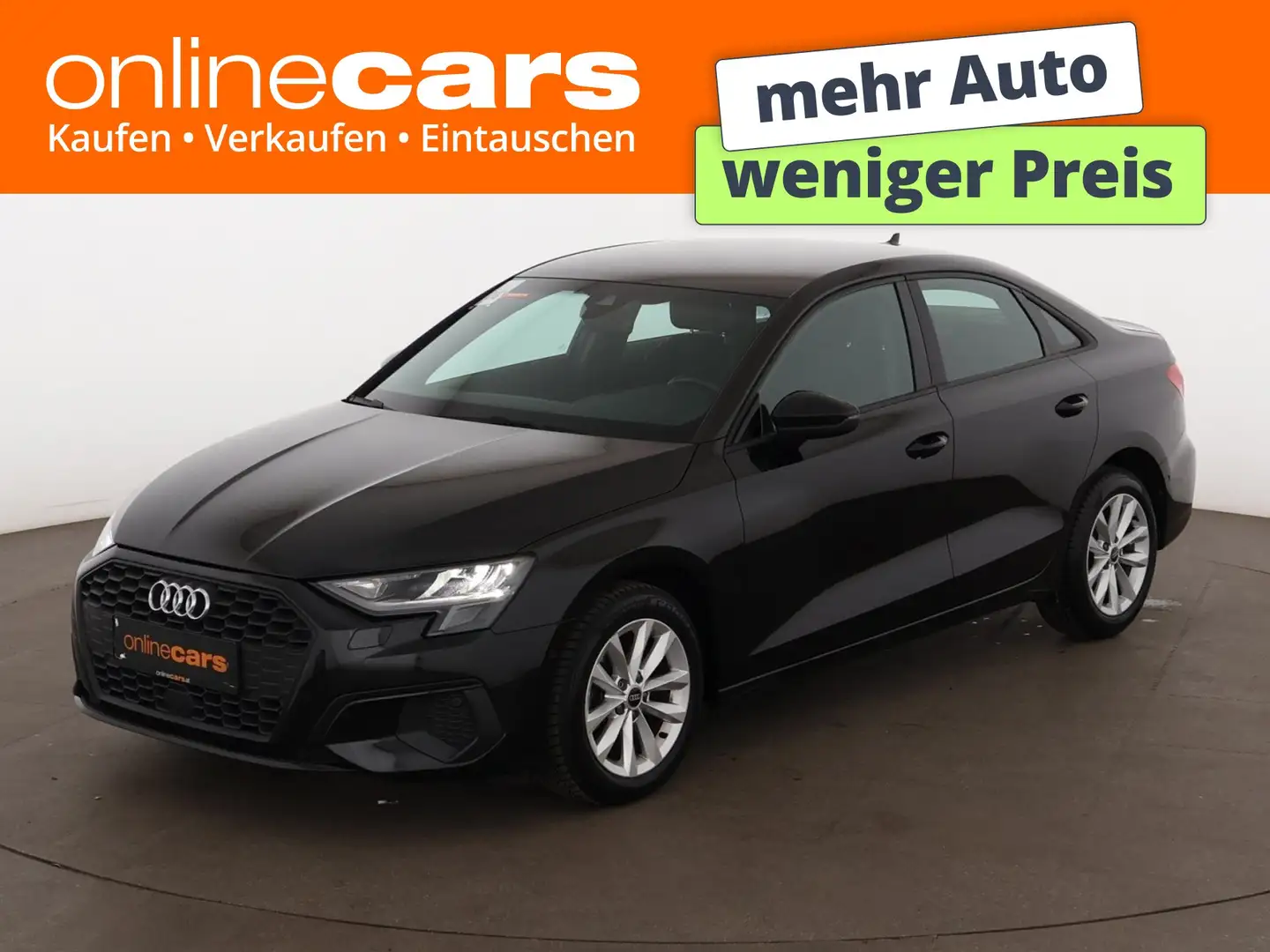 Audi A3 Limousine 30 TFSI Aut LED NAVI TEMPOMAT PDC Schwarz - 1