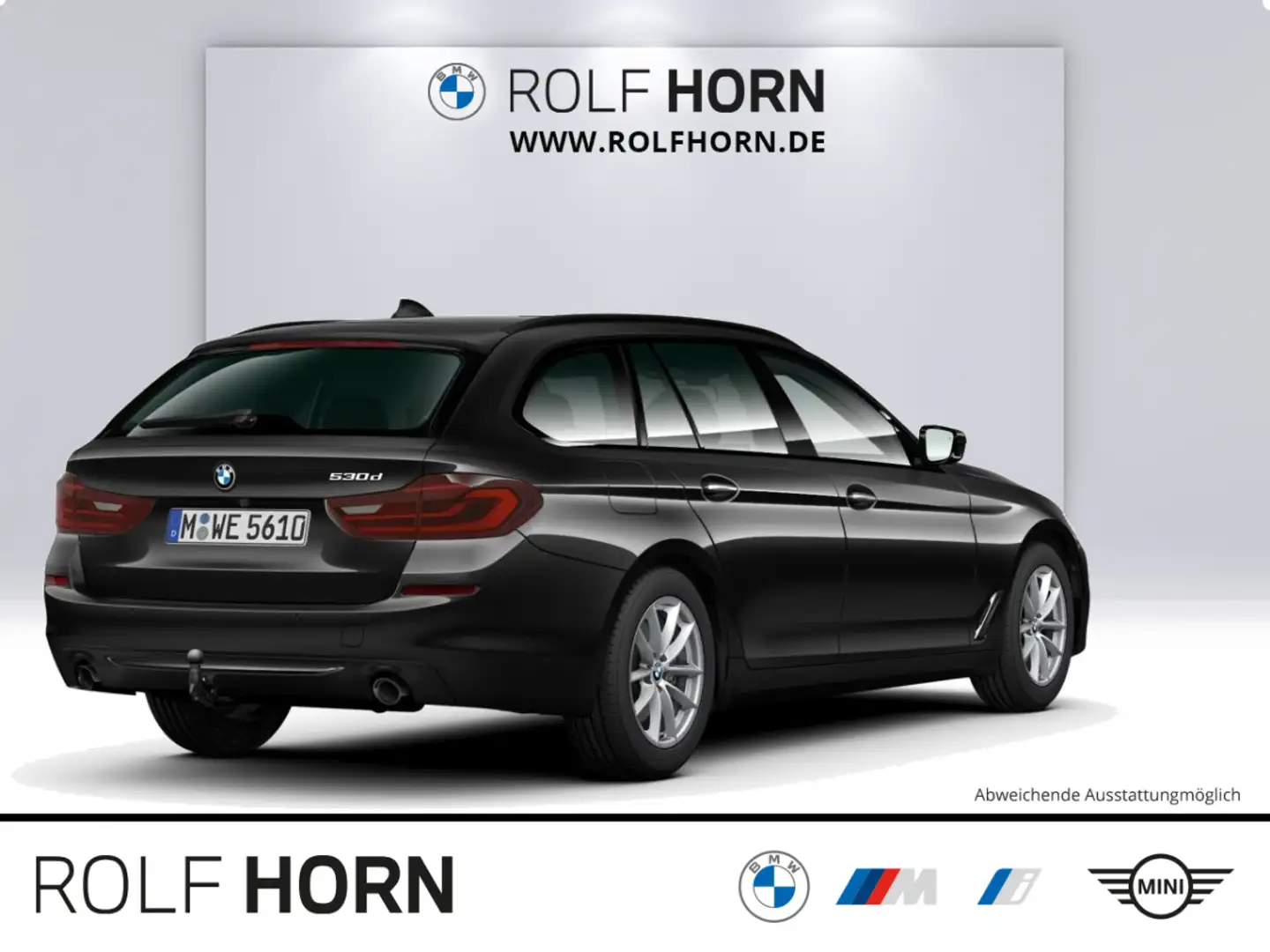 BMW 530 d Touring Auto. Navi HUD Pano AHK Soft-Close Negro - 2