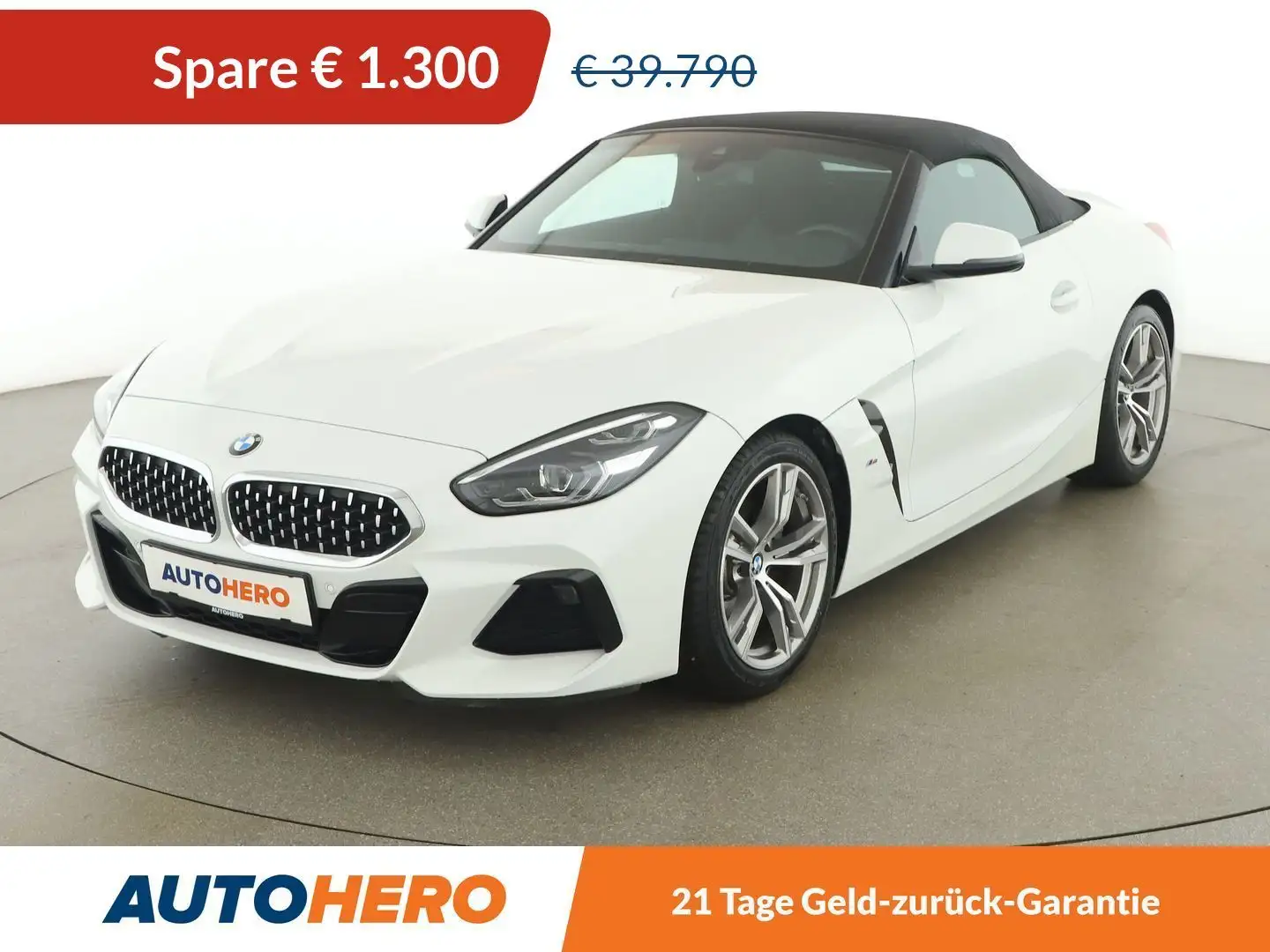 BMW Z4 sDrive 20i M Sport Aut. *LED*SPUR*NAVI*PDC* Weiß - 1