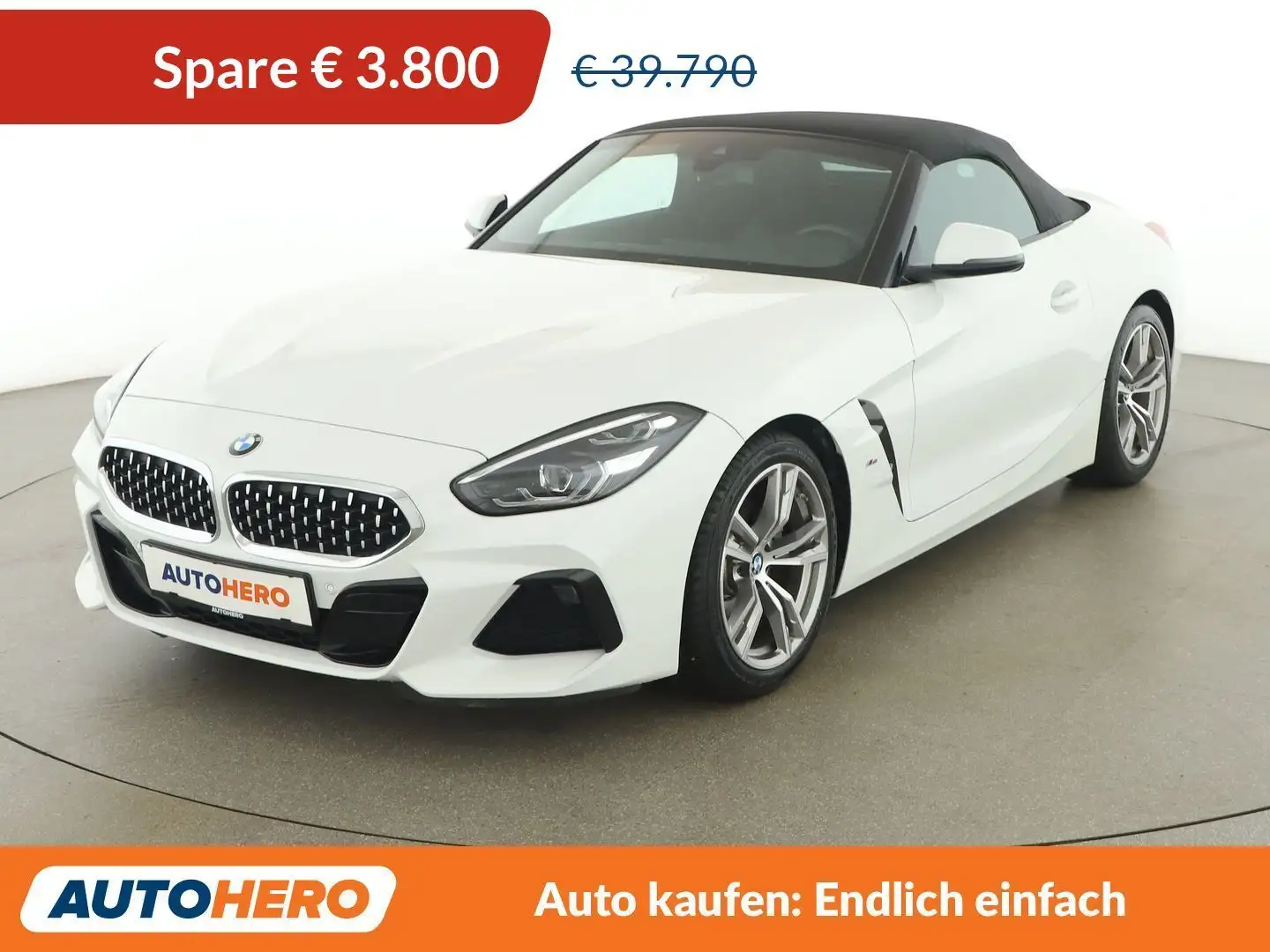 BMW Z4 sDrive 20i M Sport Aut. *LED*SPUR*NAVI*PDC* Weiß - 1