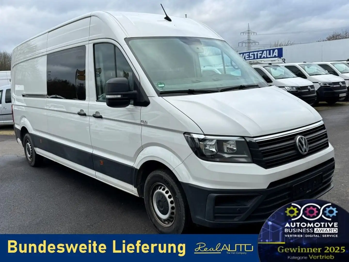 Volkswagen Crafter Kasten/Doka 35 LR Maxi L3H2 Klima*PDC Weiß - 1