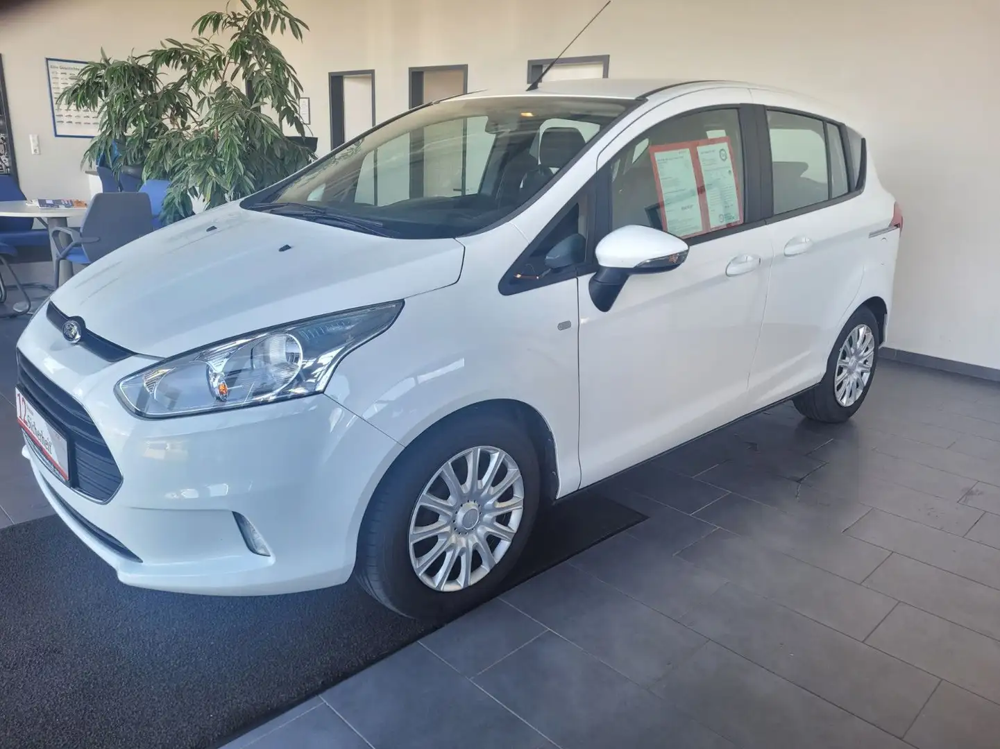 Ford B-Max B-MAX EcoBoost Trend m. Klima/WiPa/1. Hand Blanc - 2