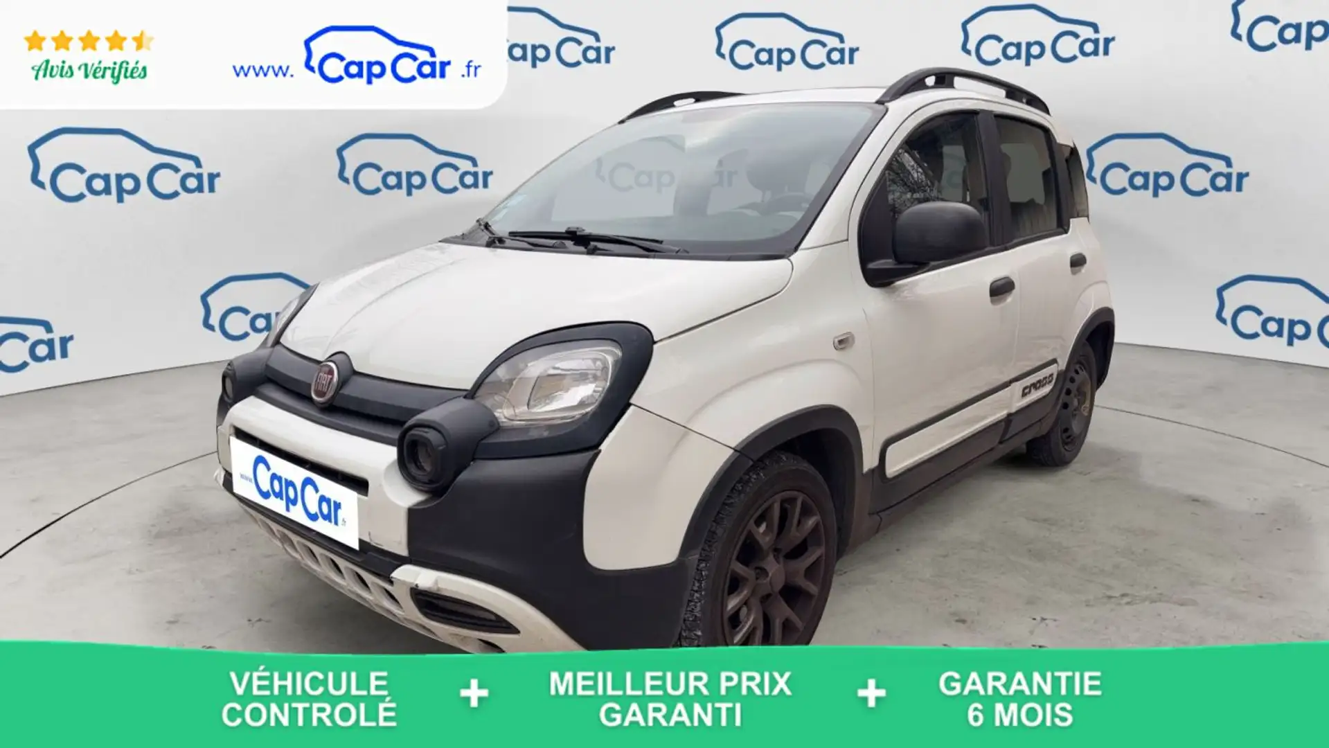 Fiat Panda III 0.9 TwinAir 85 City Cross Blanc - 1