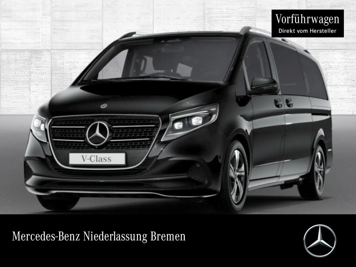 Mercedes-Benz V 250 d STYLE+9G+AHK+StandHZ+Navi+DIS+e.Türen Schwarz - 1