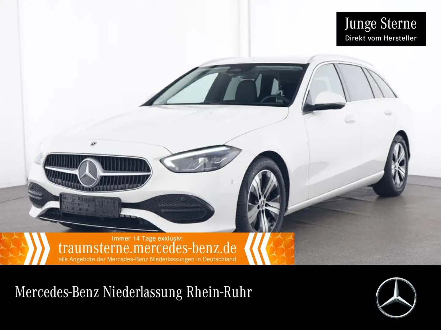 Mercedes-Benz C 180 T AVANTG+AHK+LED+KAMERA+TOTW+KEYLESS+9G Weiß - 1