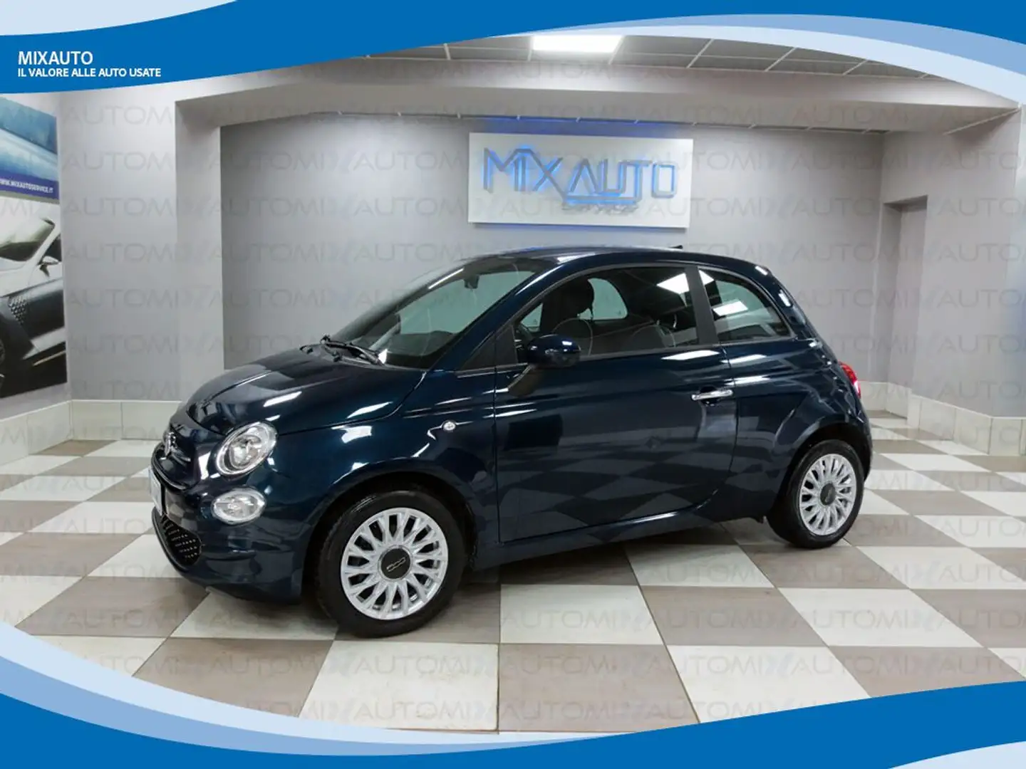 Fiat 500 Hybrid 1.0 70cv Lounge EU6 Blu/Azzurro - 1
