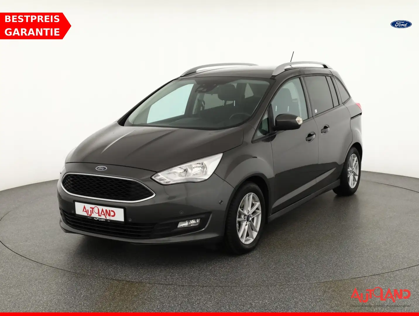 Ford Grand C-Max Grand C-MAX 1.0 EcoBoost Navi Sitzheizung AHK PDC Grau - 1