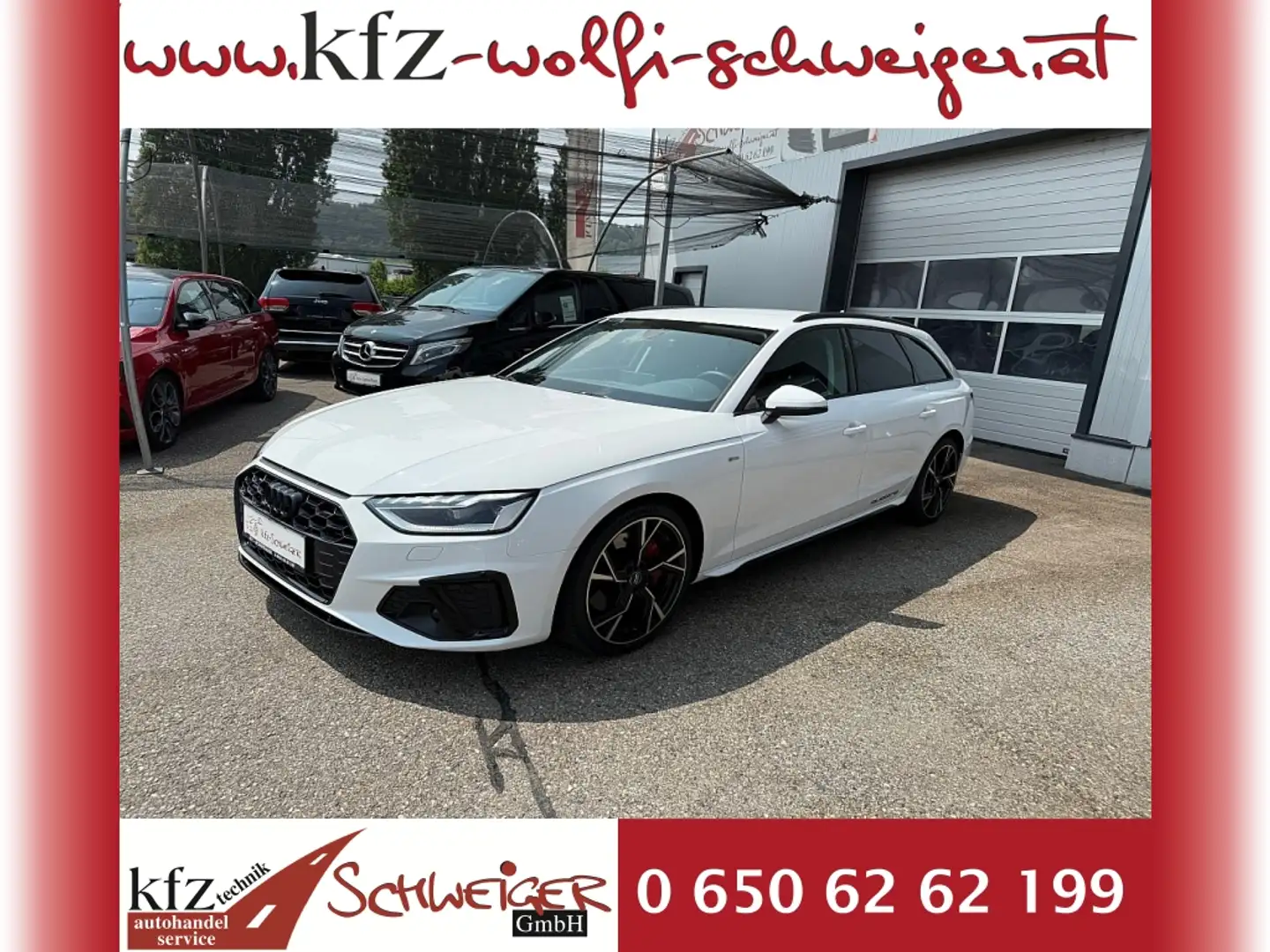 Audi A4 Avant 45 TDI quattro S-line Aut. Blanc - 1