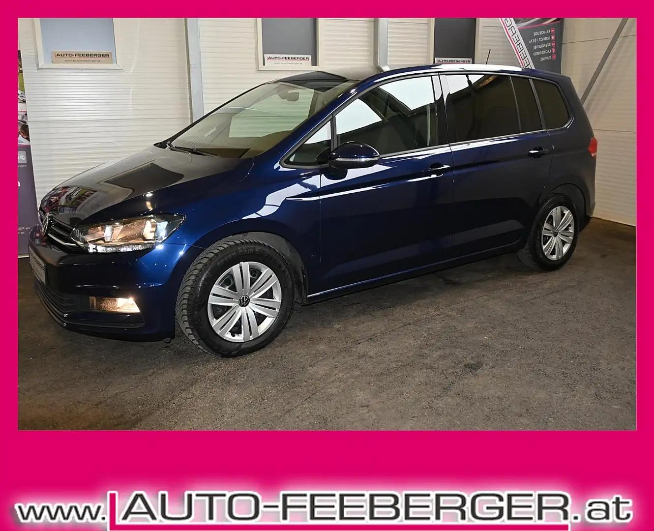 Volkswagen Touran Comfortline 2,0 BMT TDI DSG Tempomat,Sun-Set,PDC Blau - 1