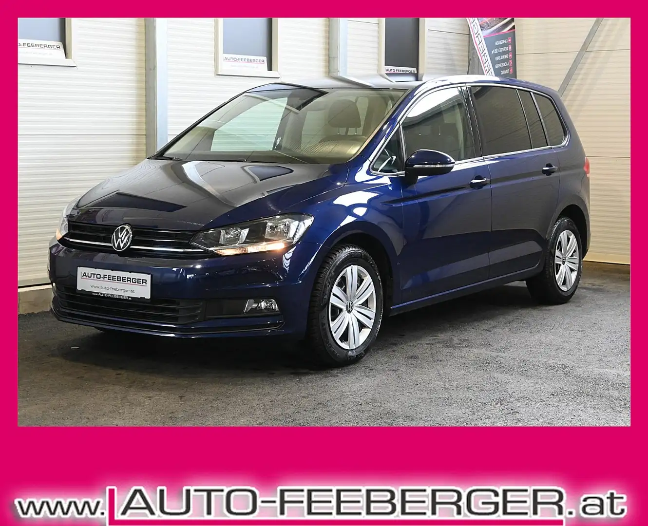 Volkswagen Touran Comfortline 2,0 BMT TDI DSG Tempomat,Sun-Set,PDC Blau - 1