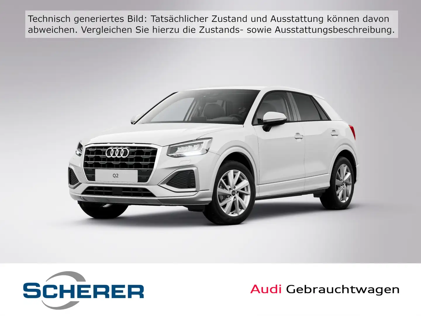 Audi Q2 advanced 30 TFSI NAVI KAM PDC SHZ u.v.m. Weiß - 1
