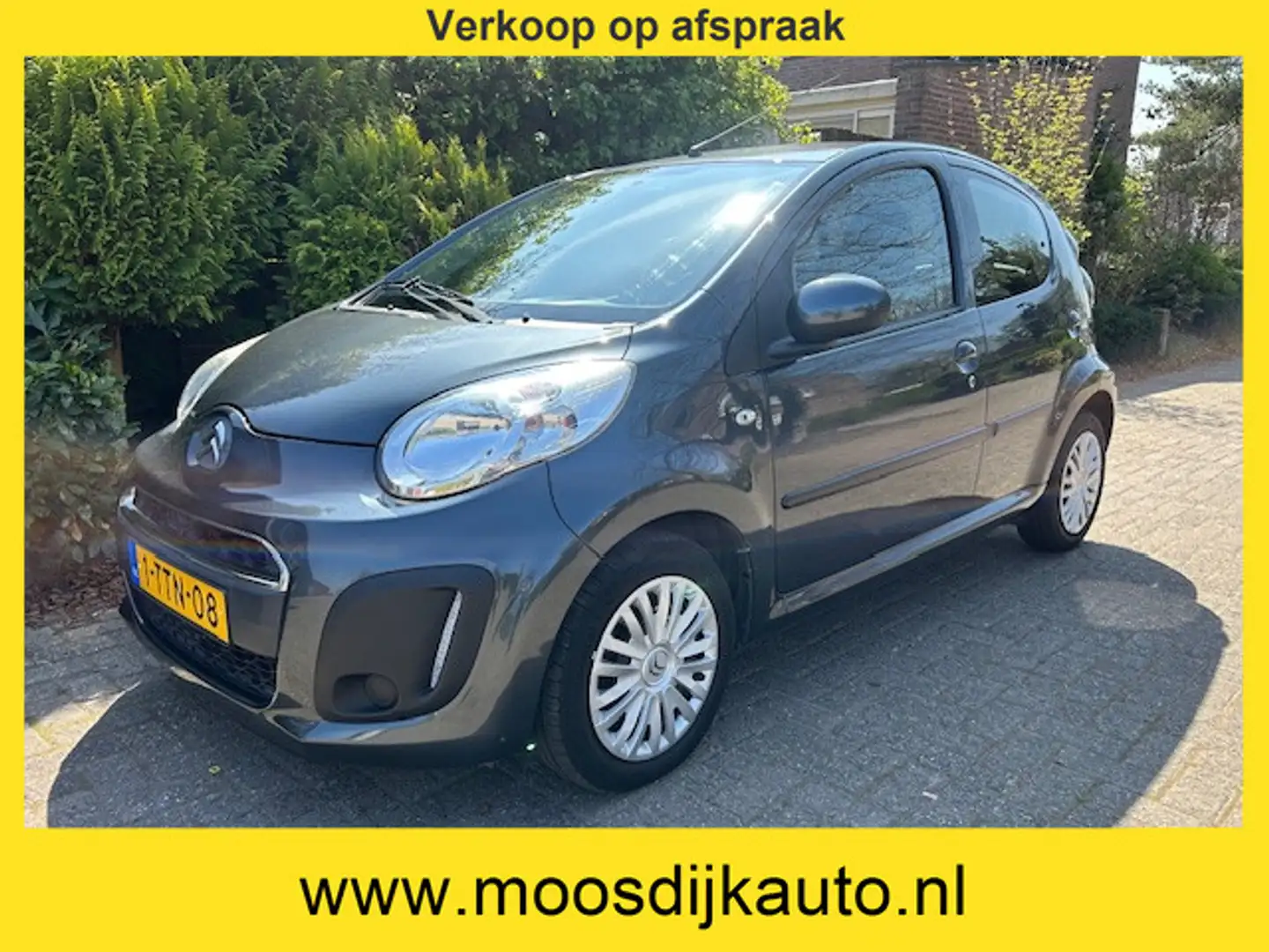 Citroen C1 1.0 Collection airco/ Orig NL auto/ 5 Drs/ met NAP Grijs - 1
