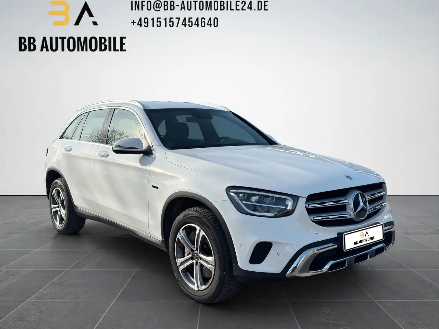 Mercedes-Benz GLC 300 de 4Matic EQ Hybrid CAM LED NAVI SHZ Weiß - 1