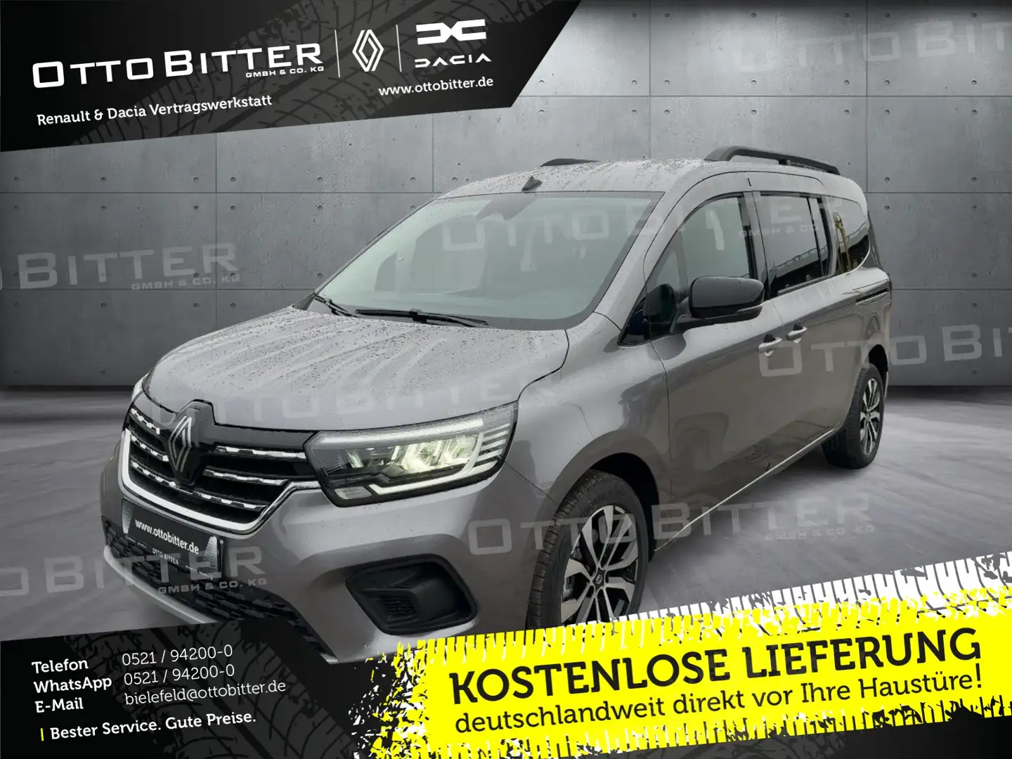 Renault Kangoo Techno TCe130 EDC 7-SITZE SITZH/ALU Grey - 1