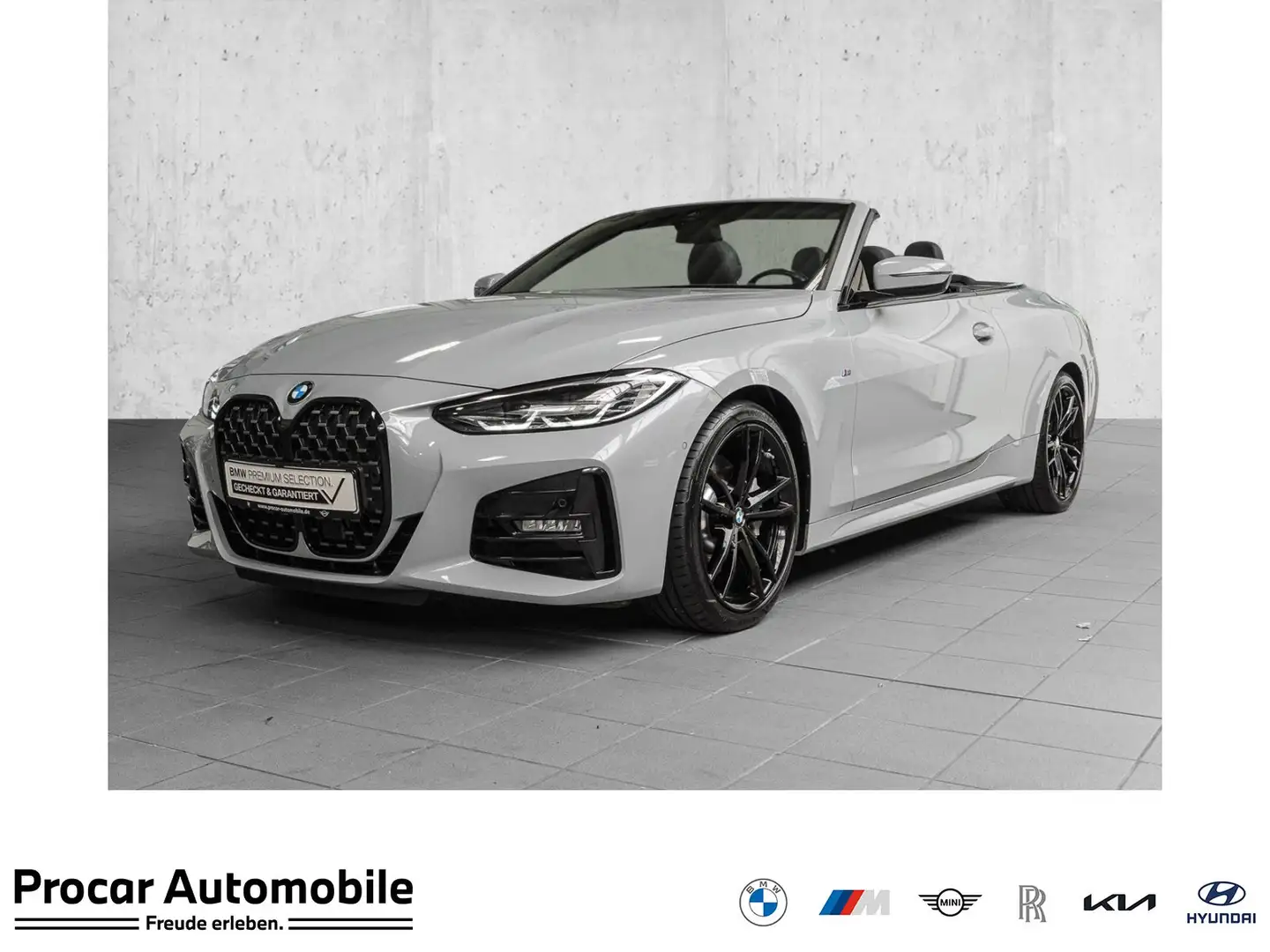 BMW 430 i M Sport ACC RFK NAVI LED H&K Sound DAB Gris - 1