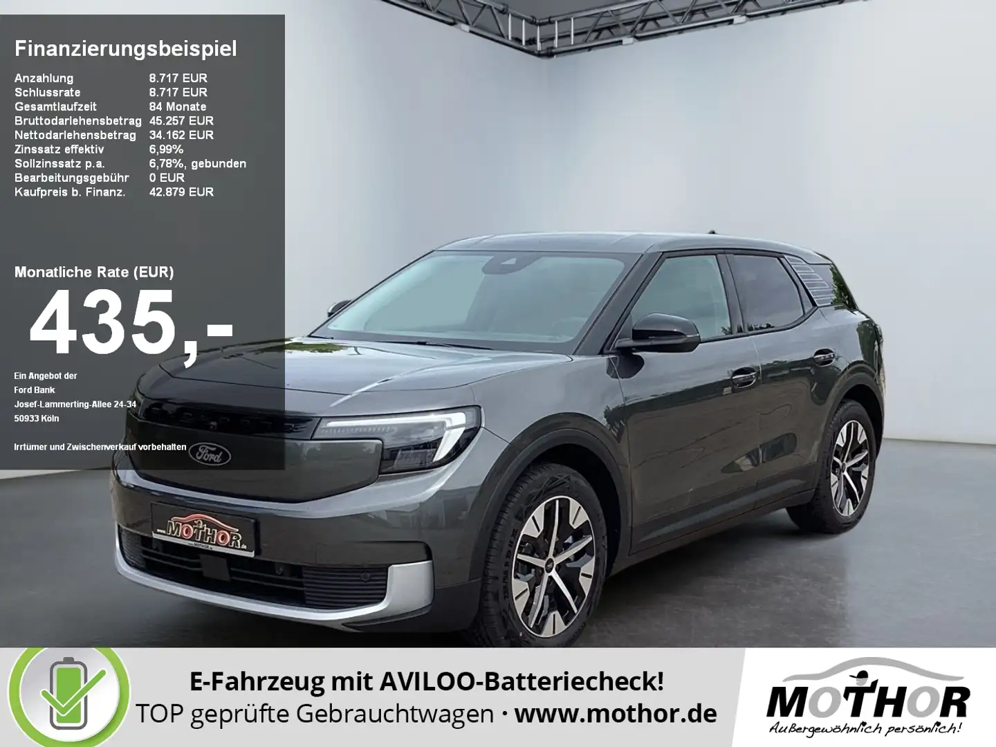 Ford Explorer RWD (Extended Range 77KWh) Matrix ACC Gris - 1
