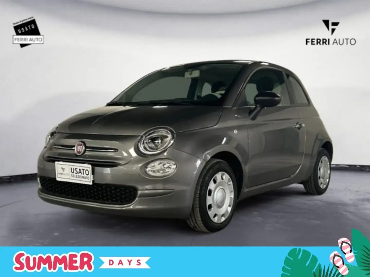 Fiat 500 1.0 Hybrid Grigio - 1
