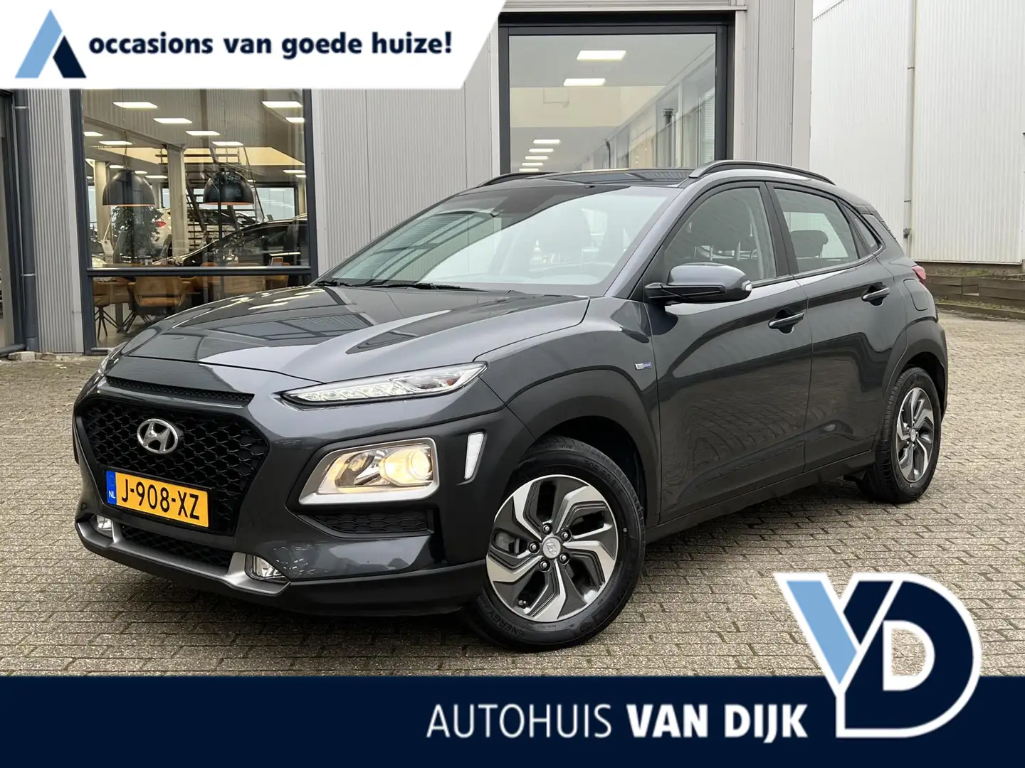 Hyundai KONA 1.6 GDI HEV Comfort Smart | Carplay/Cruise control Grijs - 1