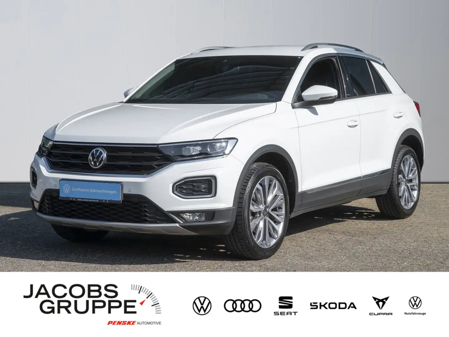 Volkswagen T-Roc 2.0 TDI Style ACC,LED,PDC Blanc - 1