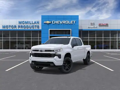 White 2026 Chevrolet Silverado 1500 RST Crew Cab 4WD Pickup Truck Four-Wheel Drive 8-Speed Automatic