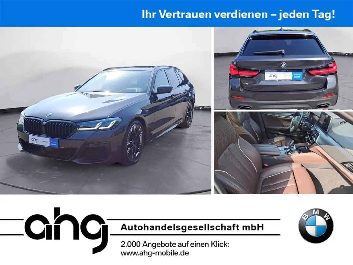 BMW 530 d xDrive Touring M Sportpaket Innovationsp. L Grijs - 1