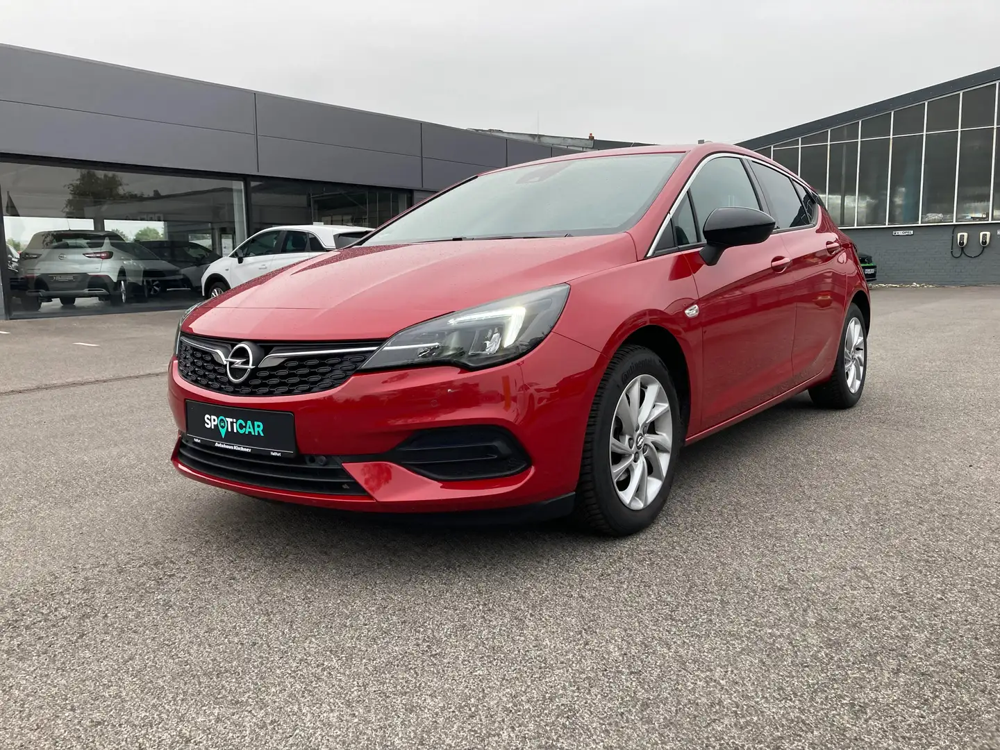 Opel Astra Elegance 1.2 Turbo 145PS*SHZ*PP*LM*NAVI Rojo - 1