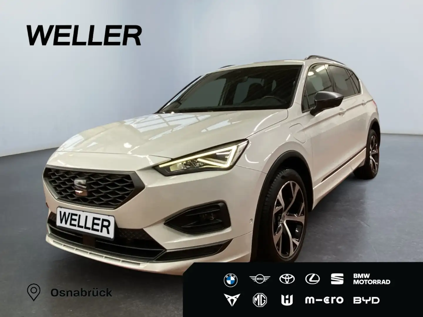 SEAT Tarraco 1.4 e-Hybrid DSG FR *LED*Pano*AHK*4x SHZ* Weiß - 1