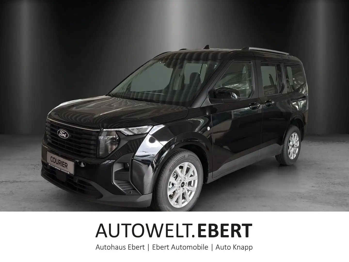 Ford Tourneo Courier 1.0 EcoBoost Titanium (EURO 6d) Zwart - 1