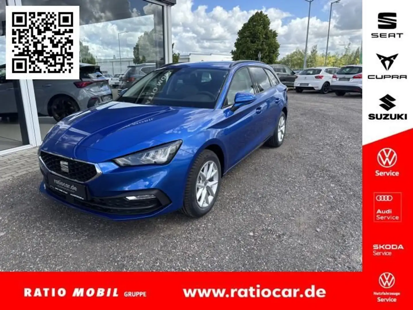 SEAT Leon LEON SPORTSTOURER ROAD EDITION 1.5 TSI AHK-VORB. Azul - 1