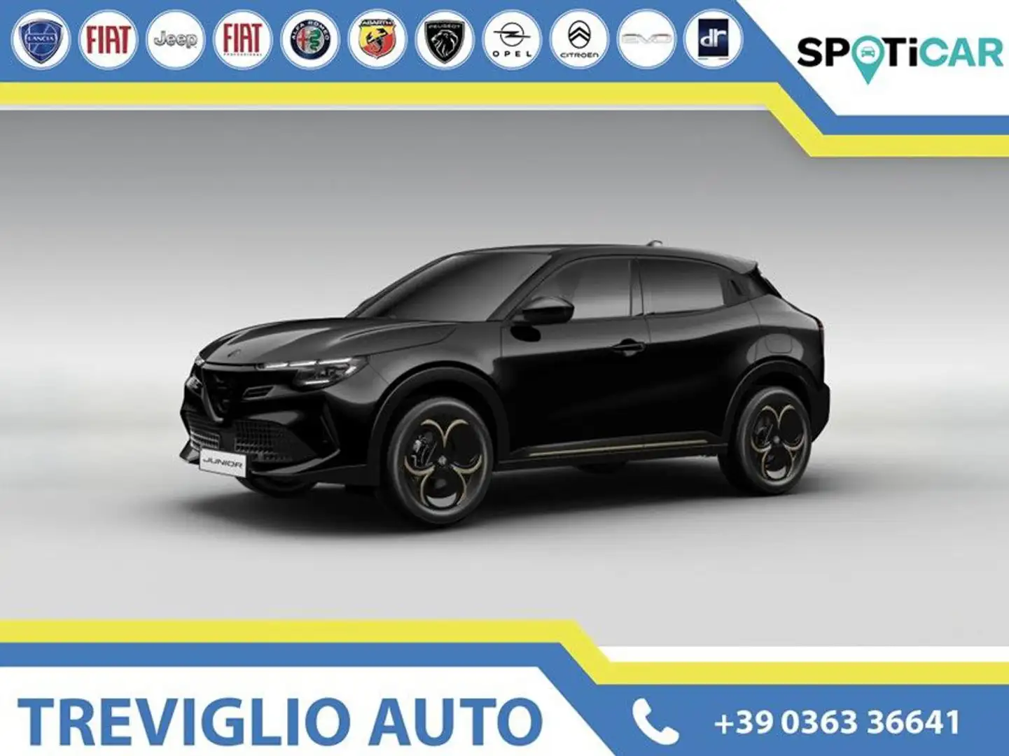 Alfa Romeo Junior 1.2 145 CV Hybrid eDCT6 Q4 Intensa Nero - 1