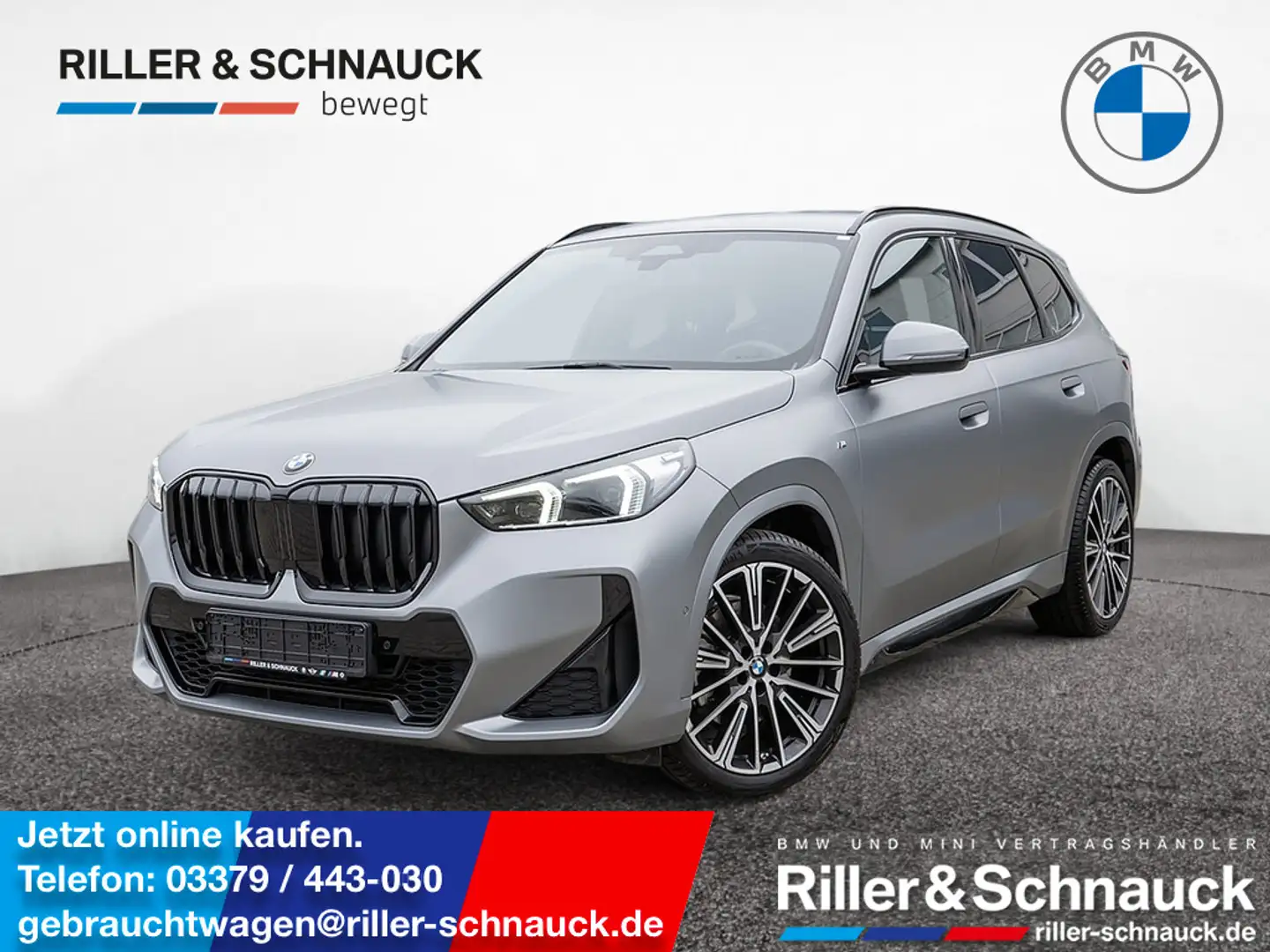 BMW X1 xDrive 23d M-Sport KAMERA NAVI AHK ACC LED Grau - 1