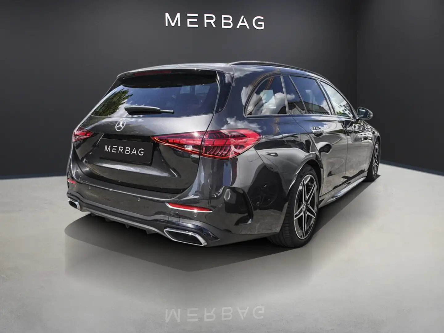 Mercedes-Benz C 220 d 4M T AMG-LINE STH. MASSAGE SITZKL. AHK DISTRONIC Gris - 2