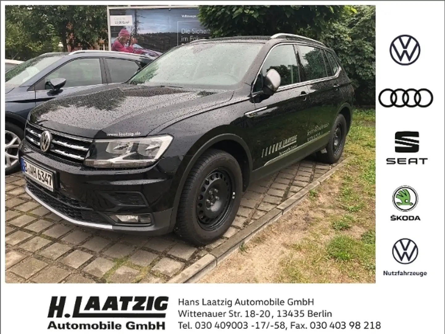 Volkswagen Tiguan Allspace 2.0 TDI DSG 4Motion Comfortline Navi AHK Standhz Noir - 1