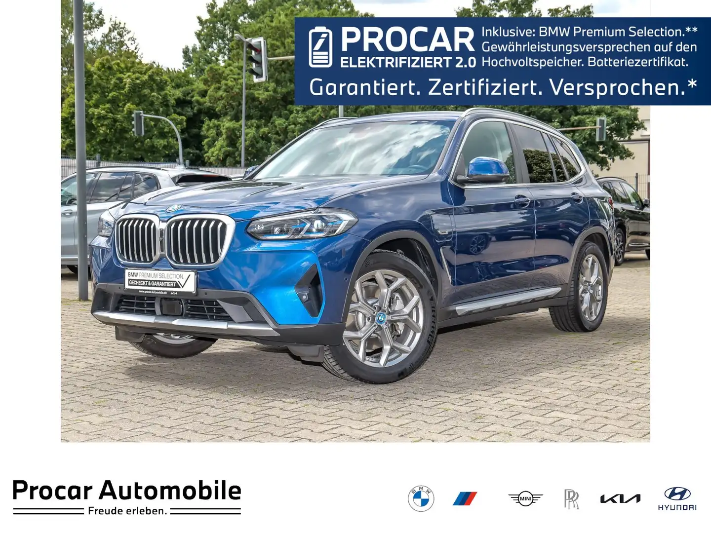 BMW X3 xDrive30e AHK Laser HuD ACC PA+ HiFi DAB Blauw - 1