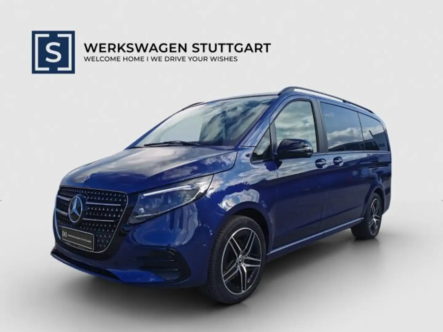 Mercedes-Benz V 300 V 300 L AVANTGARDE AMG DISTRONIC PANORAMA AHK SHD Azul - 1
