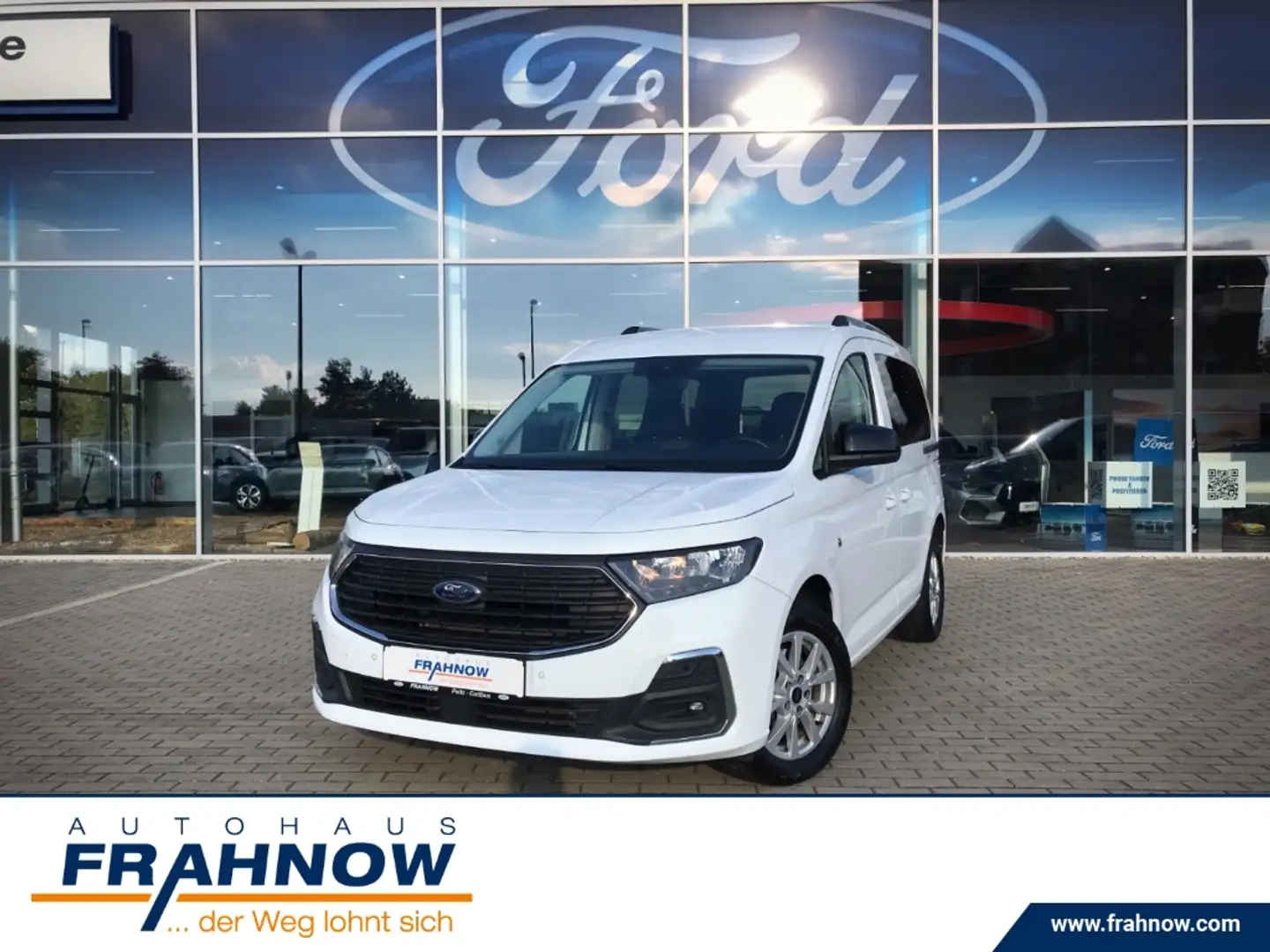 Ford Tourneo Connect 1.5 EcoBoost Titanium GRA SHZ PDC Blanc - 1