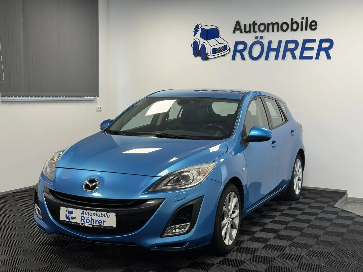Mazda 3 2.2 Diesel Sports-Line 1.Hand BOSE Sitzheiz. Blau - 1