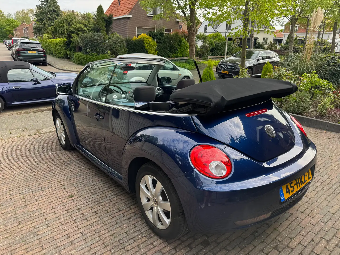 Volkswagen New Beetle New Beetle 1.6 Cabrio Airco Parkeersensoren Blauw - 2