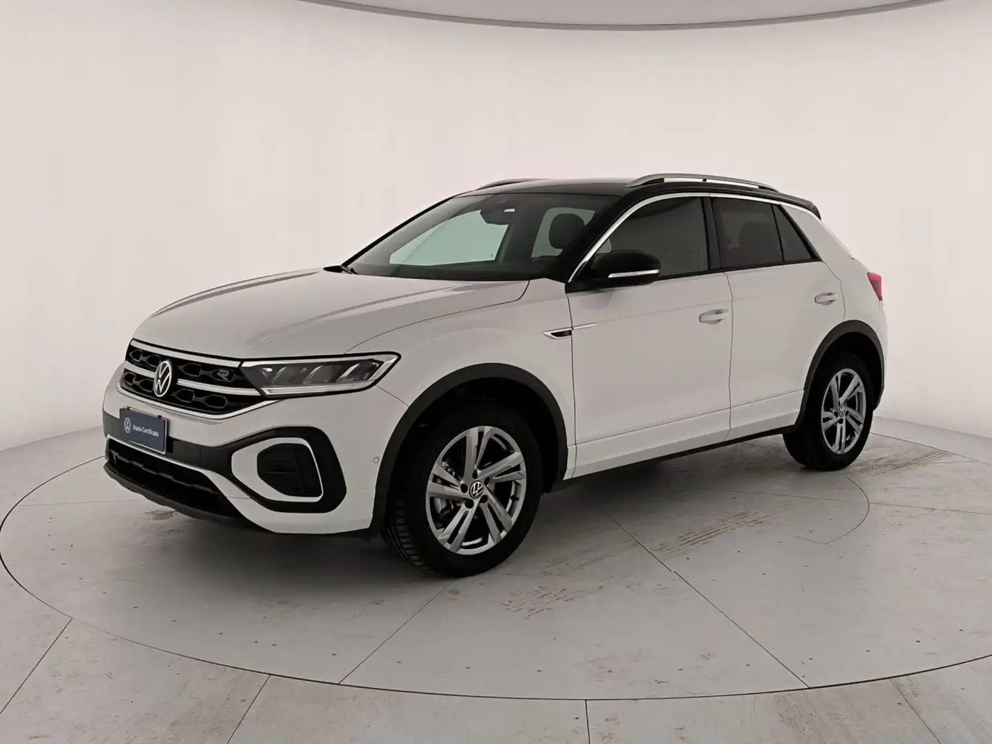 Volkswagen T-Roc 2.0 tdi r-line plus 115cv Bianco - 1