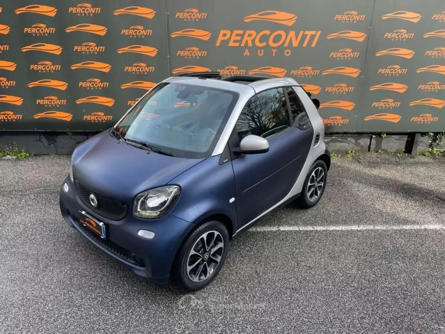 smart forTwo 90 0.9 Turbo Twinamic Cabrio Passion Blu/Azzurro - 2