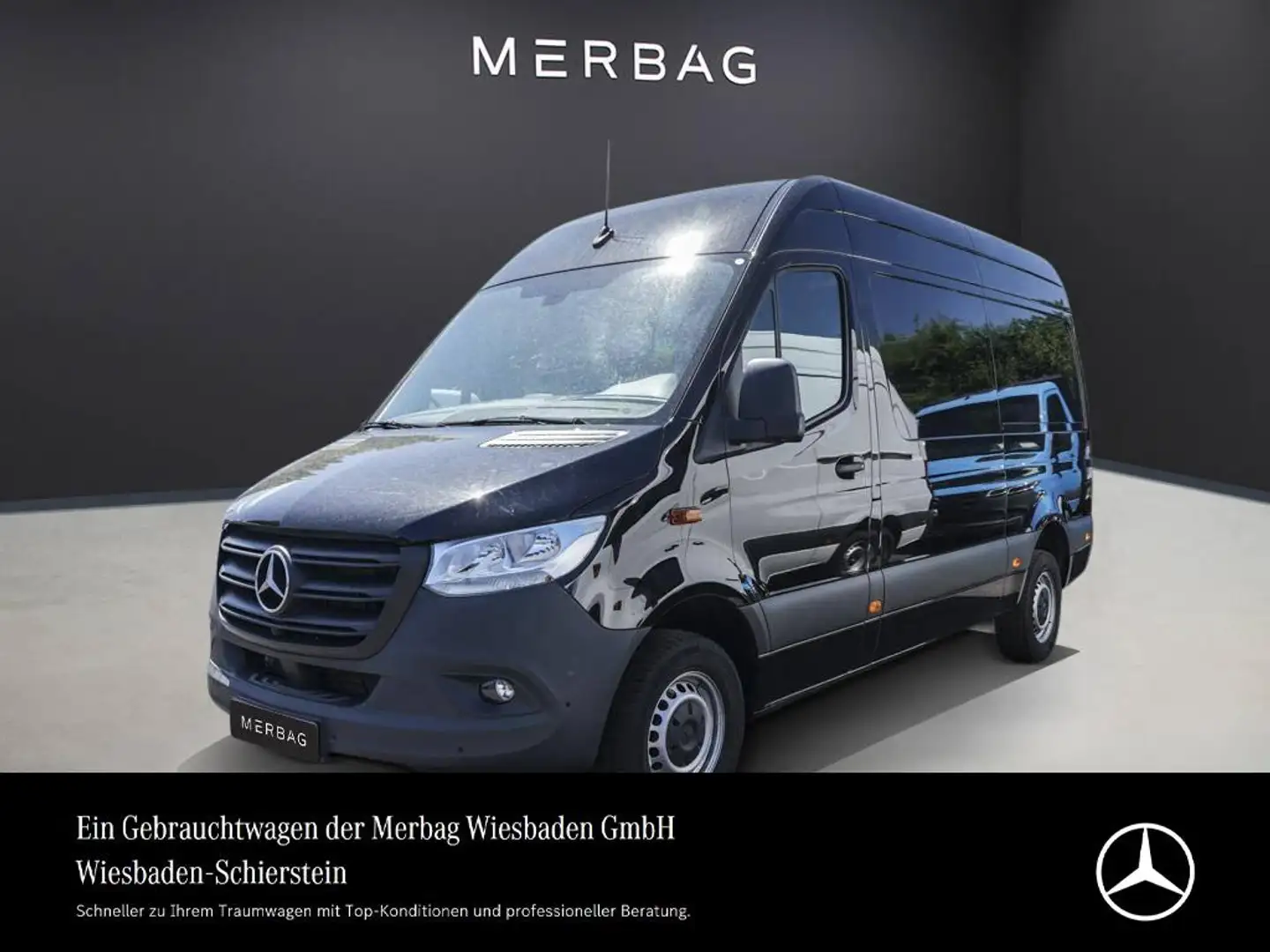 Mercedes-Benz Sprinter 317 Kastenwagen Stand. Navi Klima MBUX Schwarz - 1