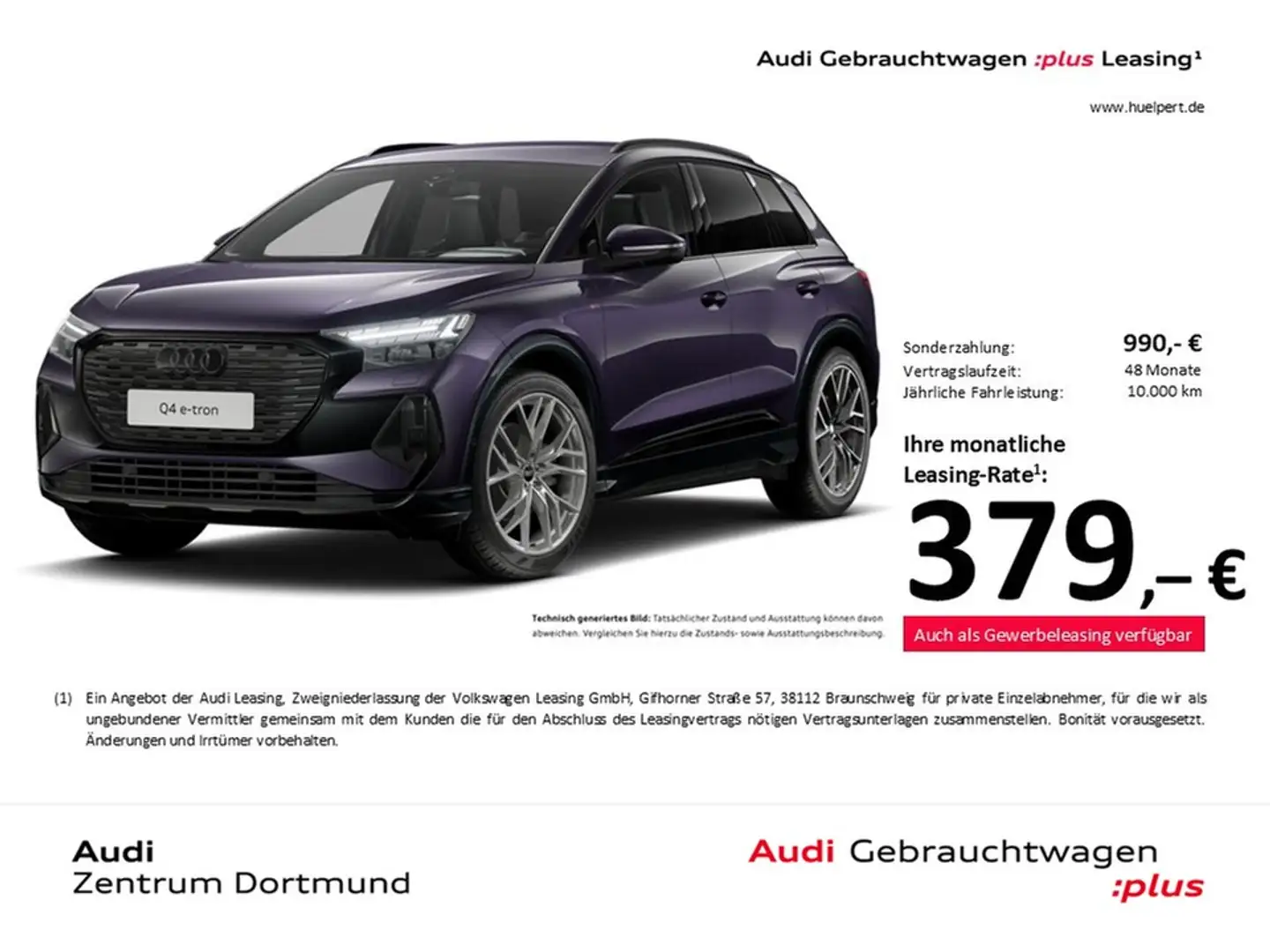 Audi Q4 e-tron 35 S LINE BLACKPAK 360°CAM LM21 MATRIX Фиолетовый - 1