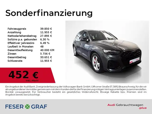 Audi Q5 55 TFSIe S Line Int B&O,AHK,HUD,Matrix,Kameras,21Z