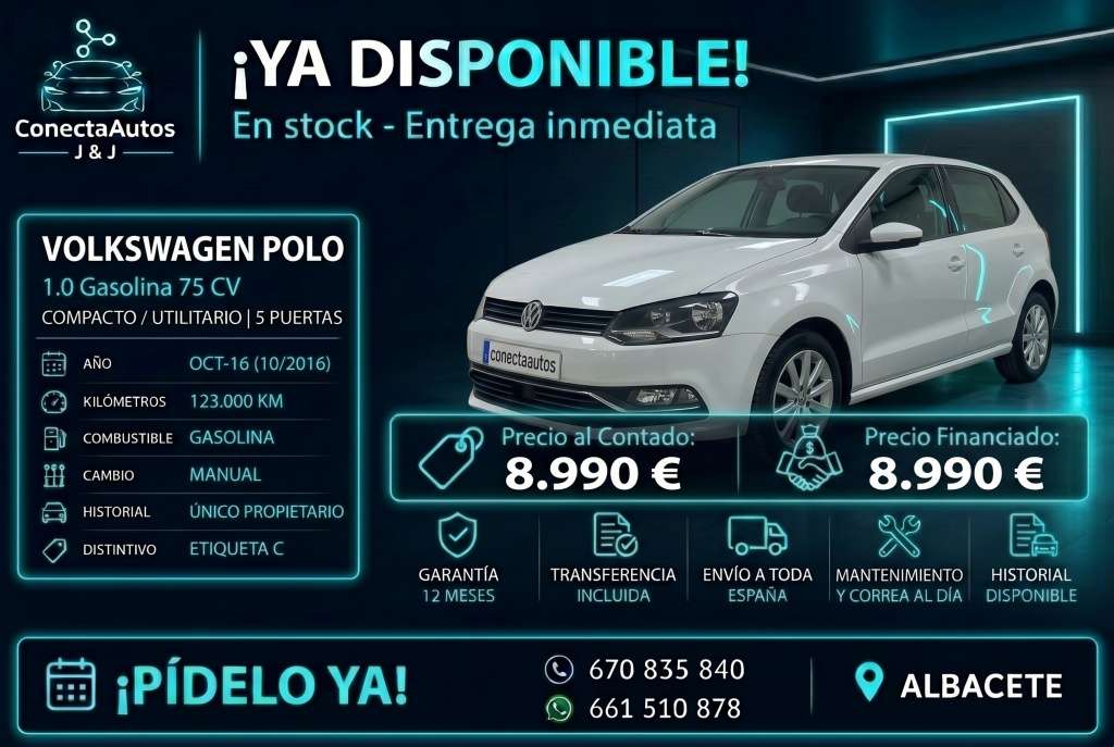 Volkswagen Polo 1.0 BMT Edition 55kW - foto 1