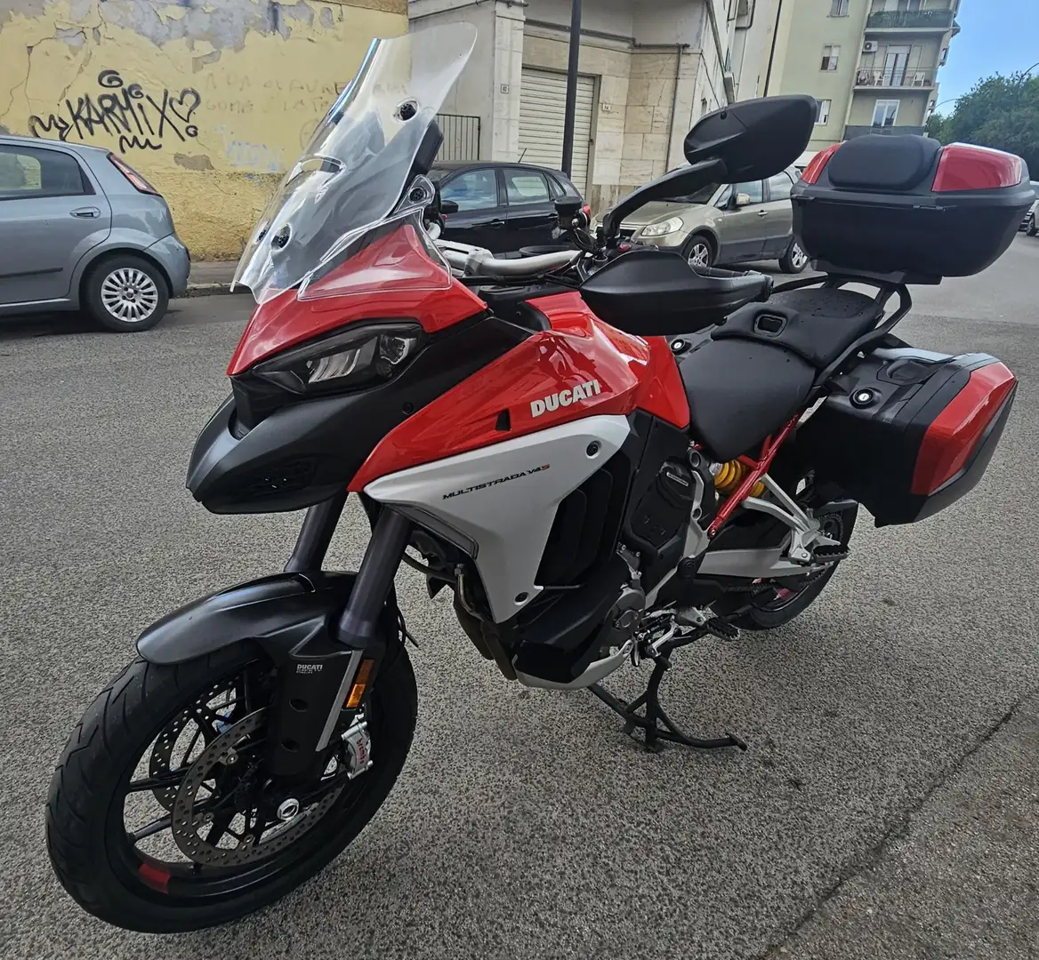 Ducati Multistrada V4 S full radar Roşu - 2