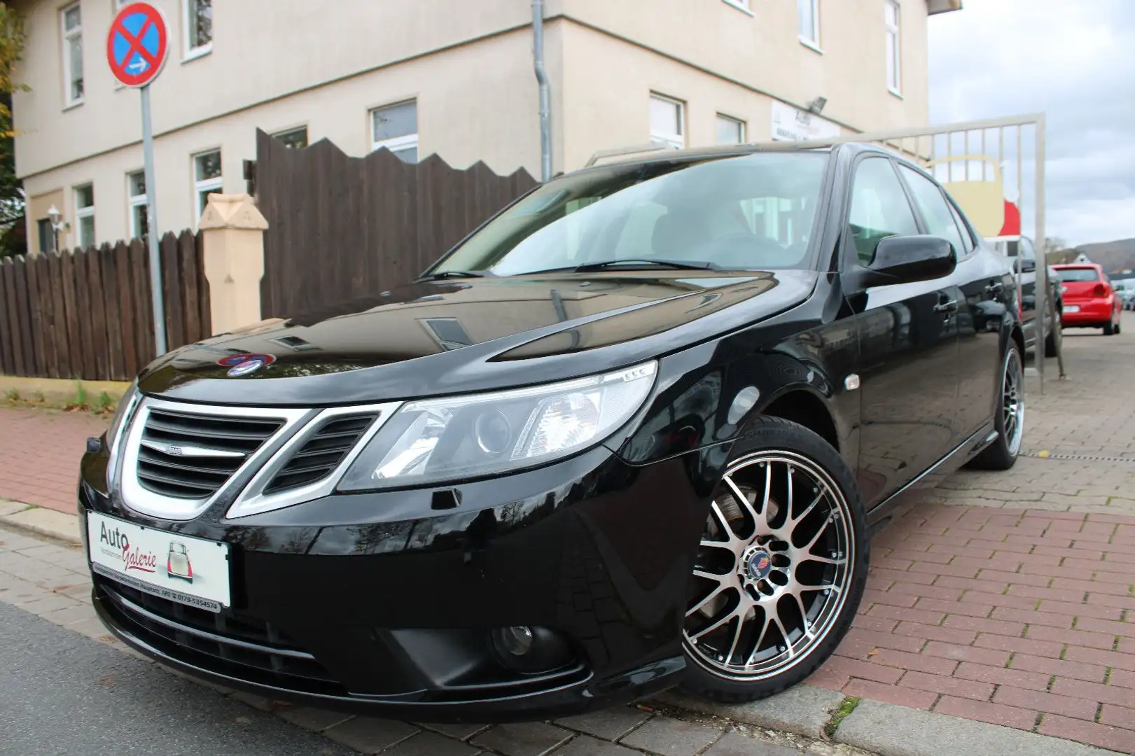 Saab 9-3 Lim. Linear|Navi|Klimaauto.|TÜV/AU NEU Noir - 1