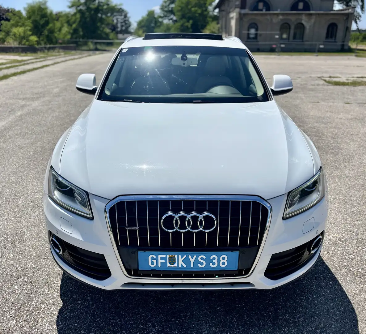 Audi Q5 2,0 TDI quattro S-tronic Blanc - 1