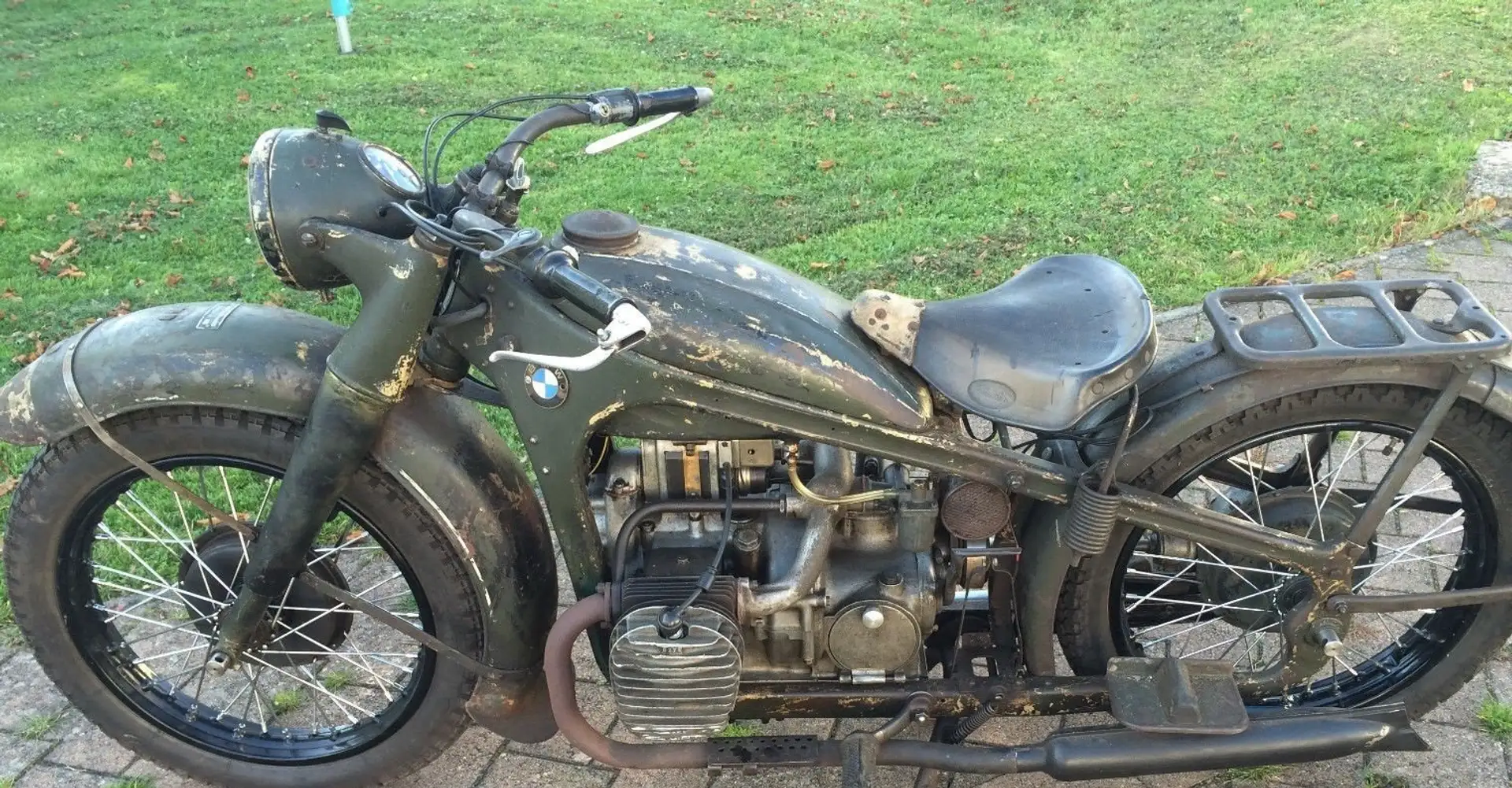 BMW R 12 Wehrmacht Vert - 1