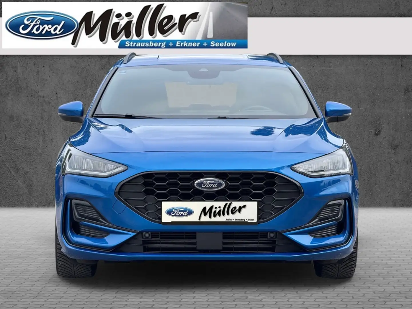 Ford Focus ST-Line X 1.0 EcoBoost Mild-Hybrid AHK Bleu - 2
